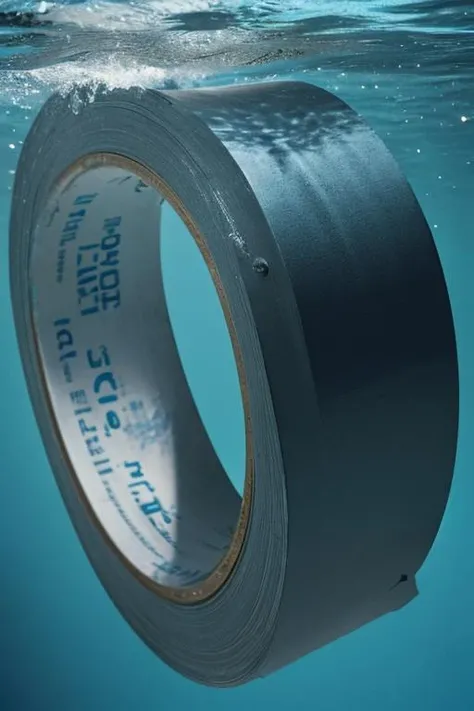 <lora:duct_tape:0.9> duct, under water, under the sea, in the ocean, floating, (no humans:1.2), sharp focus, 8k, studio lighting, photo realistic, highly detailed, canon R5, 50mm focal length, f/5.6