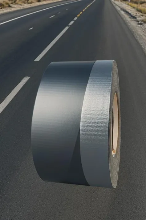 <lora:duct_tape:0.8> duct, rolling down the road, (no humans:1.2), sharp focus, 8k, studio lighting, photo realistic, highly detailed, canon R5, 50mm focal length, f/5.6