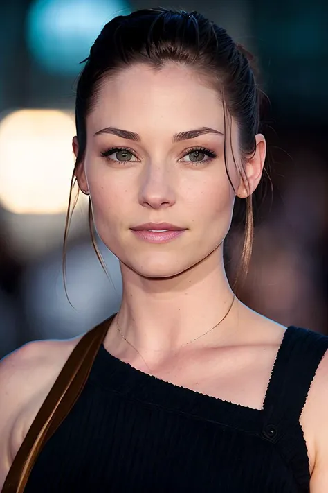photo of beautiful (chyleigh:0.99), a woman as a movie star, hair upsweep updo, sweater off-shoulders, trousers, at a movie premiere gala, dark moody ambience (masterpiece:1.2) (photorealistic:1.2) (bokeh) (best quality) (detailed skin:1.2) (intricate details) (nighttime) (8k) (HDR) (cinematic lighting) (sharp focus), (looking at the camera:1.1), (closeup portrait:1.1)