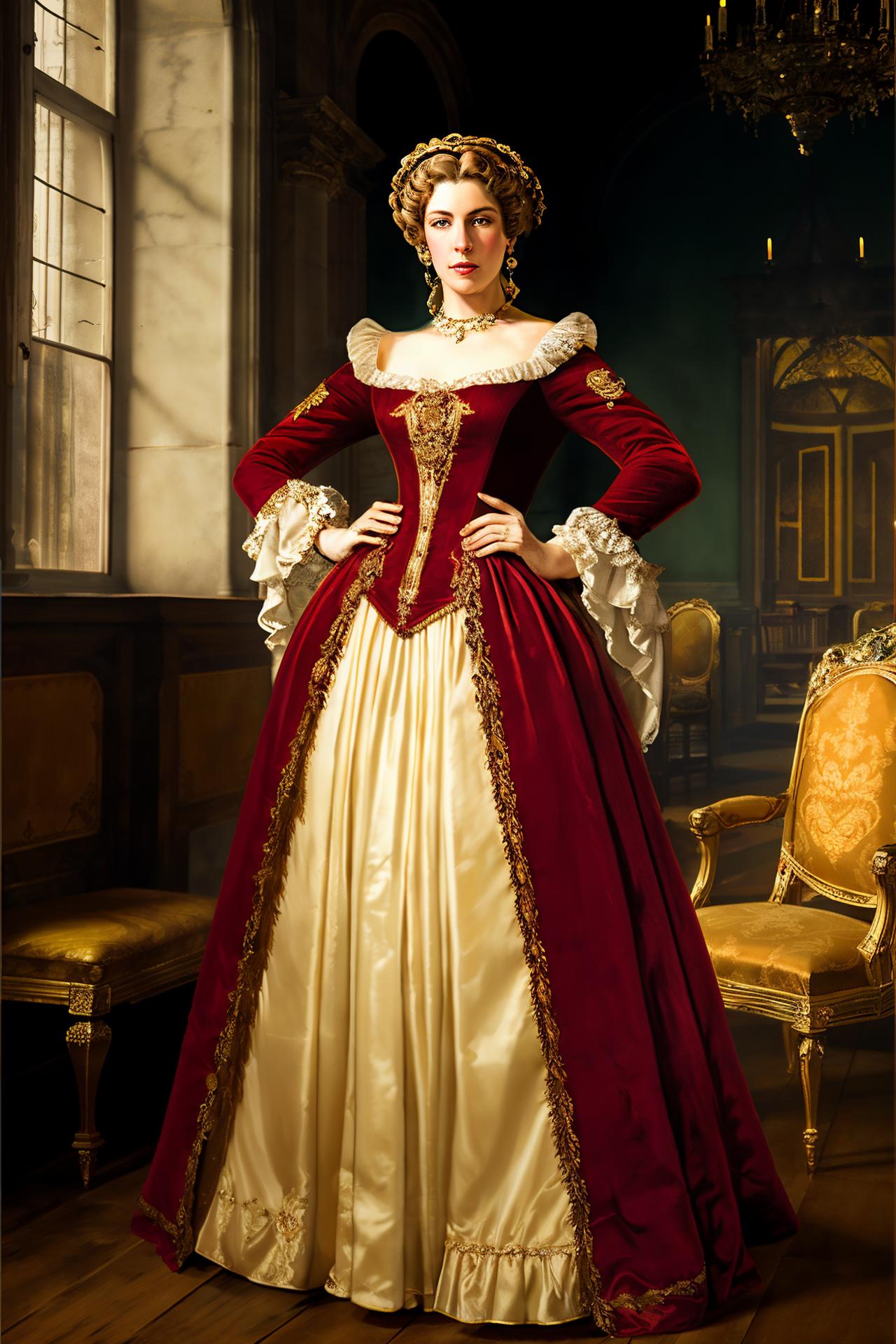 双手叉腰 / arms akimbo  (full body) v1.0