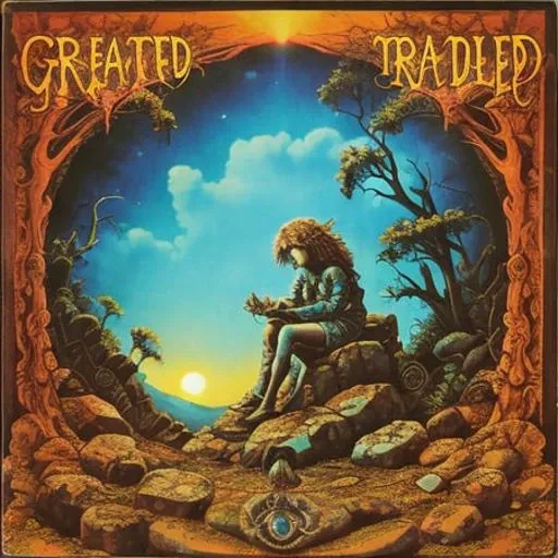 A grateful grateful rock and roll Album_Cover featuring wild imagery <lora:Album_Cover:.8>