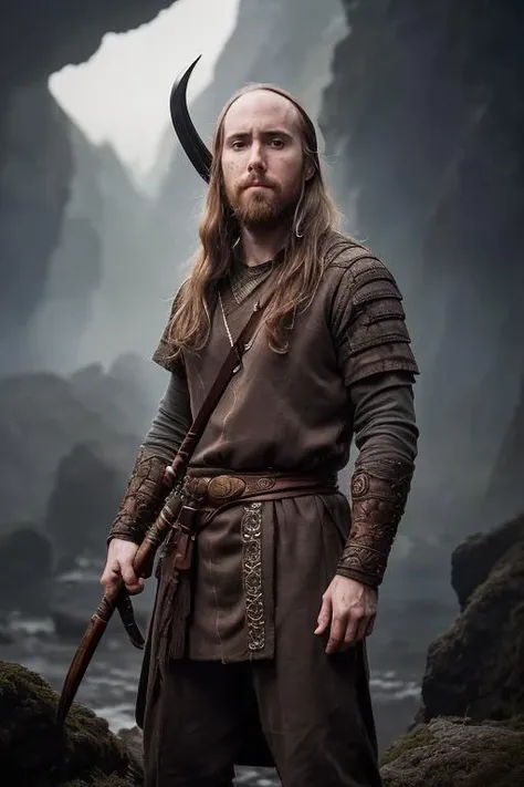 sks person (as a fierce viking warrior with face tattoos and no hair:1), freckles, pale skin, (long shot, full body) <lora:locon_asmongold_v1_from_v1_64_32:1.25>, full sharp, detailed face, looking at viewer, eye contact, (8k, RAW photo, best quality, masterpiece:1.2),ultra-detailed, (high detailed skin:1.2), 8k uhd, dslr, soft lighting, high quality