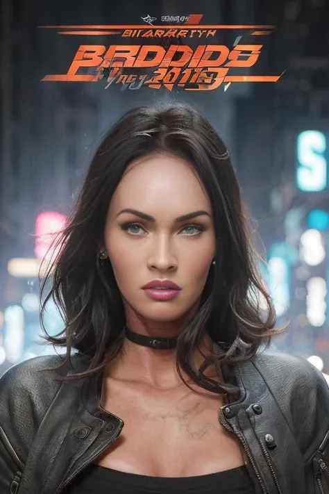 portrait, headshot, photo, highly detailed, Megan Fox, cute, blade runner, cyberpunk, <lyco:MeganfoxRemasteredDogu:1.0>