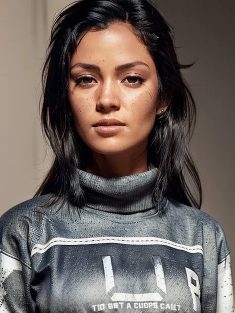 Cash768, a woman, close up portrait, pullover, jeans, detailed brown eyes, photography, trending on artstation, sharp focus, studio photo, intricate details, highly detailed, by greg rutkowski <lora:Cash768:0.6>