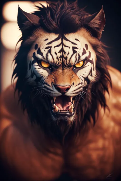 (Award Winning Photo:1.3) of (Realistic:1.3),(Angry:1.3) a pantera, dynamic pose, bokeh,Highly Detailed,(CineColor:1.5),close portrait,(manga:1.3),beautiful,attractive,handsome,trending on ArtStation,DeviantArt contest winner,CGSociety,ultrafine,detailed,studio lighting