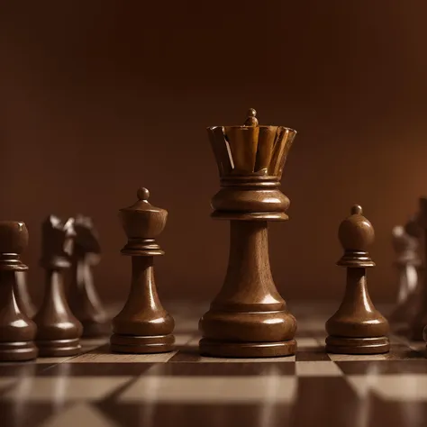 award winning studio photo, chess game figure, close up, wood, (detailed texture:1.3), (detailed material:1.1), sharp focus, hd, hdr, 8k, reflection, rtx, photorealsic, raw, low light