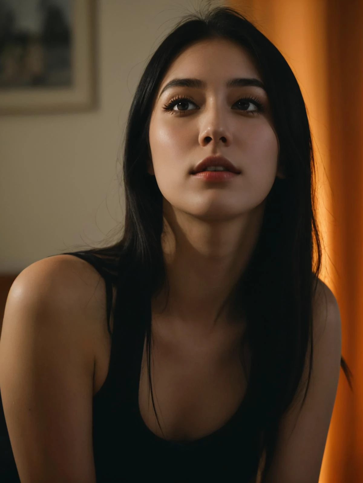 <lora:balls_deep_v1:1> (balls_deep:1.1), ( deepthroat:1.1), hetero, uncensored,
<lora:Bleach_Giselle-DEF:0.3> bleach_giselle, giselle, bleach, black hair, blue hair,
beautiful woman, detailed eyes, long eyelashes, eyeshadow, hot colors, (yellow, red),
(masterpiece), (best quality),, photorealistic, photograph, photo, dlsr, FujiFilm, extremely high detail, (volumetric lighting), (dynamic lighting), godrays, Rembrandt lighting, real shadows, intricate detail