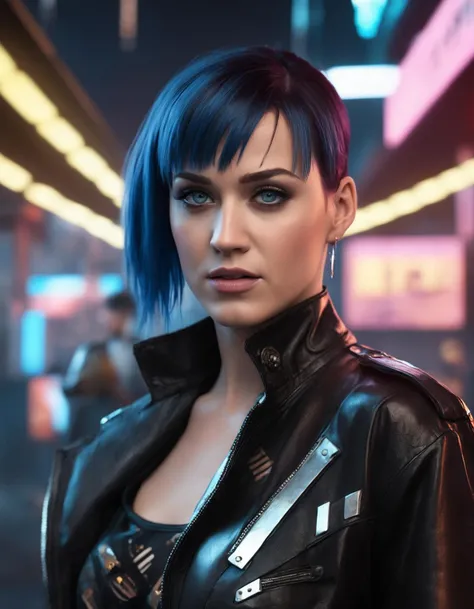 cinematic photo a girl (((ohwx woman))) by artgerm, photorealistic dramatic volumetric lighting ultra HD 8k high detail concept design 4K 3D unreal engine hyperrealism cyberpunk 2077 octane render in the style of blade runner and chrome 2 hardsurface scattering <lora:perry_lora_sdxl_v1-000008:1> . 35mm photograph, film, bokeh, professional, 4k, highly detailed