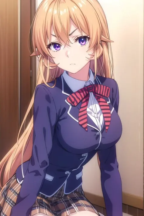 erinanakiri, <lora:erina nakiri s1-lora-nochekaiser:1>,
erina nakiri, long hair, orange hair, (purple eyes:1.1), hair between eyes, frown, angry,
BREAK skirt, thighhighs, bow, school uniform, jacket, pleated skirt, shoes, black thighhighs, zettai ryouiki, plaid, plaid skirt, blazer,
BREAK indoors, kitchen,
BREAK looking at viewer, (cowboy shot:1.5),
BREAK <lyco:GoodHands-beta2:1>, (masterpiece:1.2), best quality, high resolution, unity 8k wallpaper, (illustration:0.8), (beautiful detailed eyes:1.6), extremely detailed face, perfect lighting, extremely detailed CG, (perfect hands, perfect anatomy),