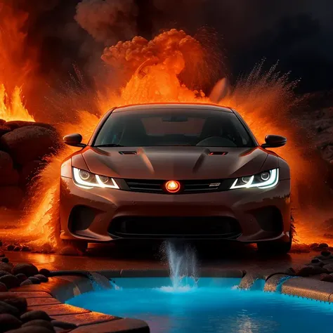 <lora:splashes_v.1.1:1>
A Futuristic car in a lava pool, lava, lava Splash, smoke, melting, splashes, explosion, exploding, hyperdetailed