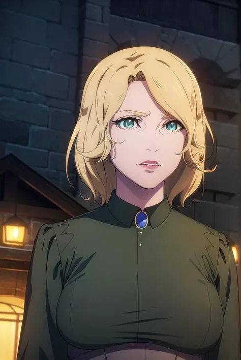 castlevaniatera, <lyco:castlevaniatera-lyco-nochekaiser:1>,
castlevaniatera, (green eyes:1.5), blonde hair, short hair, parted bangs, lipstick, red lipstick,
BREAK shirt, long sleeves, brooch, clothes around waist, black shirt, collar, corset,
BREAK looking at viewer, upper body, full body,
BREAK outdoors, night, sky,
BREAK <lyco:GoodHands-beta2:1>, (masterpiece:1.2), best quality, high resolution, unity 8k wallpaper, (illustration:0.8), (beautiful detailed eyes:1.6), extremely detailed face, perfect lighting, extremely detailed CG, (perfect hands, perfect anatomy),
