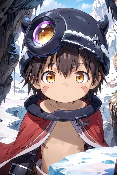 <lora:regsdxl-000027:0.7>
(a -yeld bo reg, more details in eyes, cute, looking at viewer, adorabel boy, cute face, details sky, handsome, young, juvenile,
multiple details, eyeshadow, sfw, medium shot, cave, snow, ice, helmet, cape
<lora:XDetail_light:1>
