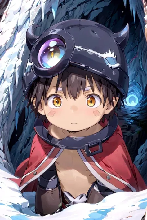 <lora:regsdxl-000027:0.7>
(a -yeld bo reg, more details in eyes, cute, looking at viewer, adorabel boy, cute face, details sky, handsome, young, juvenile,
multiple details, eyeshadow, sfw, medium shot, cave, snow, ice, helmet, cape
<lora:XDetail_light:1>
