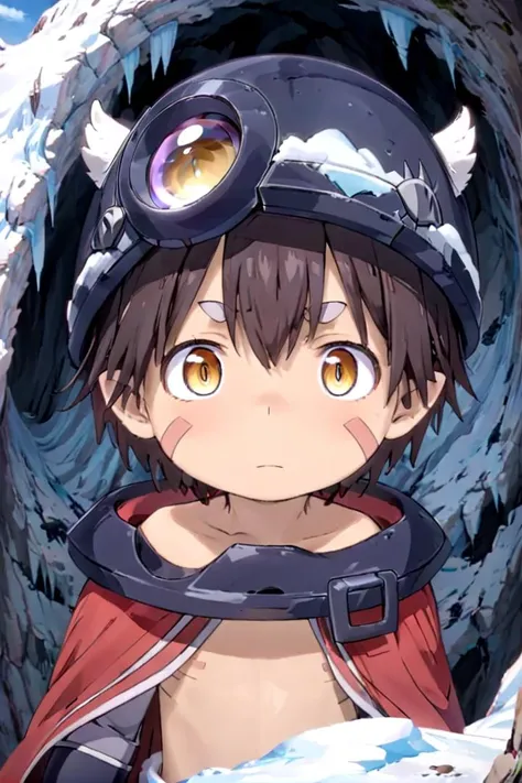 <lora:regsdxl-000027:0.7>
(a -yeld bo reg, more details in eyes, cute, looking at viewer, adorabel boy, cute face, details sky, handsome, young, juvenile,
multiple details, eyeshadow, sfw, medium shot, cave, snow, ice, helmet, cape
<lora:XDetail_light:1>