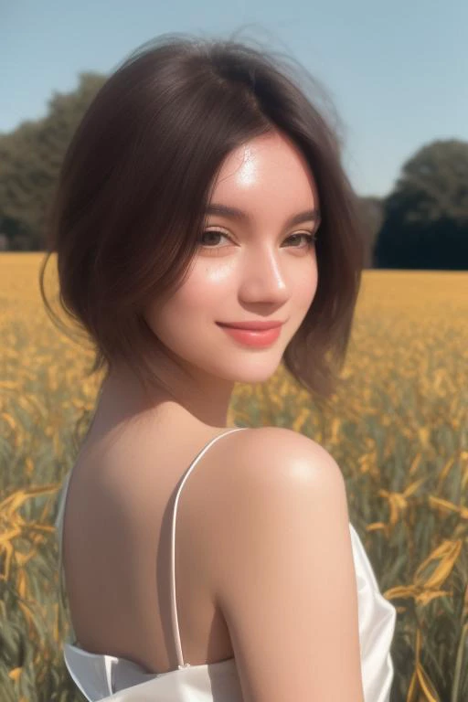 <lora:JocelineS:1>, dynamic lighting, photograph of a (beautiful:1.3) woman, sunny field, (cute:1.3), short hair, (pale skin:1.1), (soft smiling:1.1), detailed face, detailed gray eyes, detailed skin texture, mini dress, on park, sun ray, by ilya kuvshinov, alessio albi, nina masic, sharp focus, natural lighting, subsurface scattering, f2, 35mm, film grain, (skin imperfections:1.2), open pores, ornate