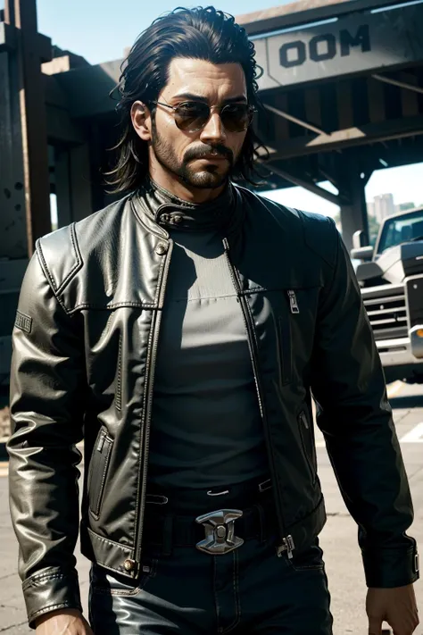 ((ultra detailed, masterpiece, best quality))
<lora:CyberSaul:0.8>
CyberSaul, 1boy, solo, In a sleek sports car, donning a leather jacket and sunglasses, exuding an air of cool sophistication