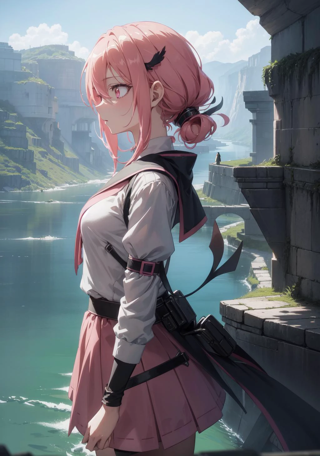 1girl, mature, (anime girl:1.4), exploring , walking, dungeon, lake, pink eyes,(no pupils:1.3),(empty eyes:1.3), cave ,(solo:1.4),(medium breasts:1.1)
//
, , Birds Eye Shot, Overhead Shot, Profile Camera Staging, From Side, Looking Right, , , Birds Eye Shot, Overhead Shot, Profile Camera Staging, From Side, Looking Right,