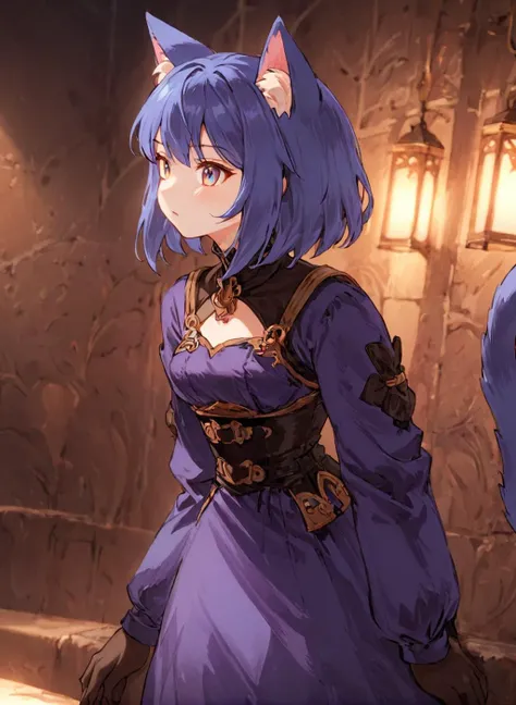 <lora:Final_Fantasy_Tactics_XLv2:1> a female, (masterpiece), best quality, highres, 4k, 8k, intricate detail, cinematic lighting, amazing quality, amazing shading, soft lighting, Detailed Illustration, official artwork, anime style, wallpaper, official art, cat girl, artificer
