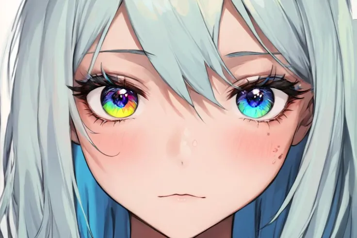 <lora:Hyung-Tae kim style XL v2.0:1.5> a woman, chromatic aberration, extreeme eyes closeup, multicolored eyes,, high definition photo, ultra detailed skin, ultra detailed face, small skin imperfections
