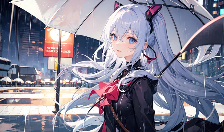 1girl,rain,
