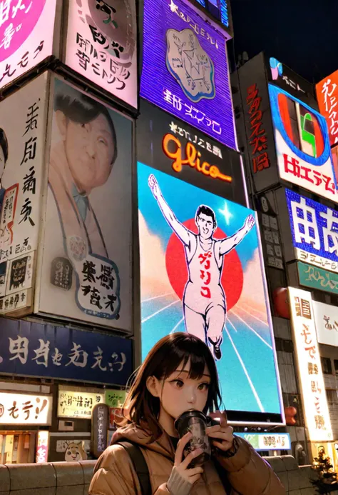 masterpiece, best quality, very aesthetic, absurdres,
glico, osaka, japan, scenery, real world location, poster, (object), building, outdoors, realistic, photo background, neon light, neon sign
 <lora:osaka_grico_SDXL_V1:1>