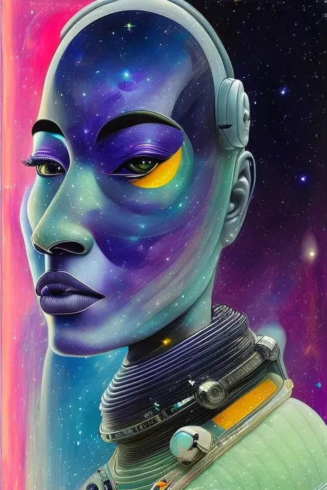 portrait of a high-tech (astronaut:1.1) floating in outer space, nebula, galaxy, syrdrin
detailed, intricate
(jubbslineart_v2:1.0)