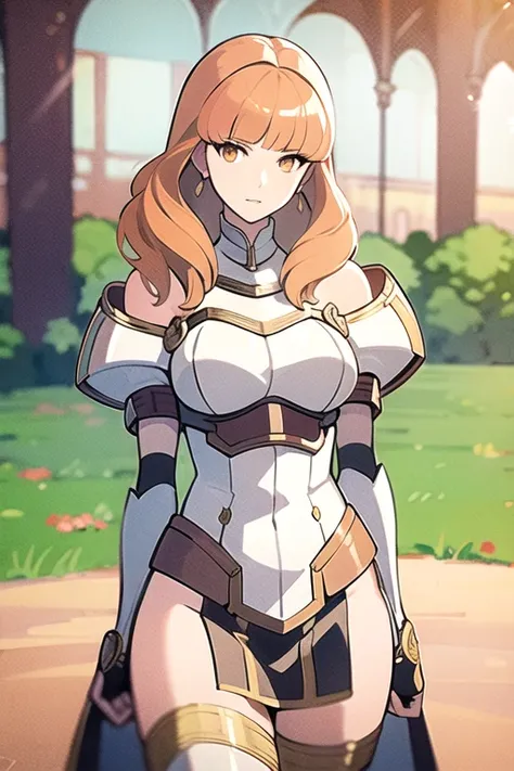 ((ultra detailed)), ((illustration)), beautiful, amazing, (((masterpiece))), 1girl, celica fire emblem, celica new armor,  <lora:celicaV1-000010:1>