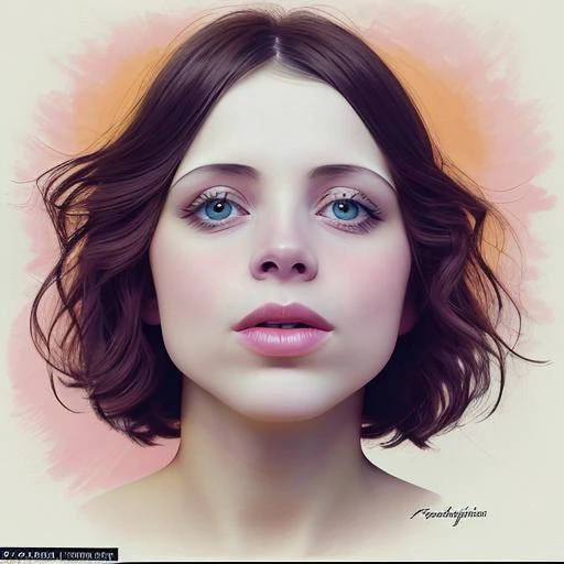 A radiant creation by frederike helwig portraying a lady looking like elearob1