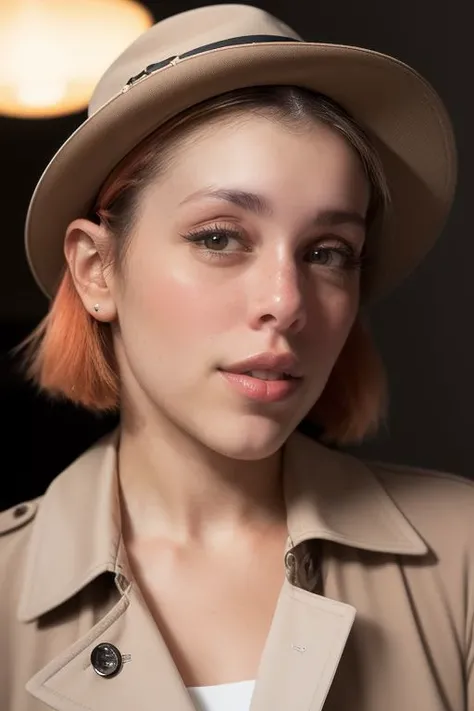 DEN_valy_SG,
a 1940s private investigator wearing a trench coat and rimmed hat sitting in a drab dank office at the desk using a typewriter, private investigator, 1940s,
bokeh, f1.4, 40mm, photorealistic, raw, 8k, textured skin, skin pores, intricate details  <lora:epi_noiseoffset2:1>, epiCRealism,  <lora:ClothingAdjuster3:-0.8>