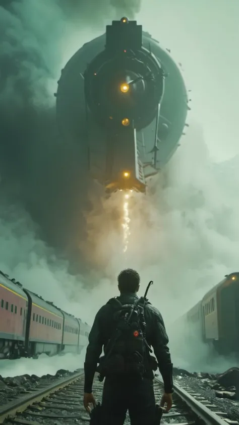 wabstyle, Final Showdown,Unreal Engine 5 render style,(train:1.2)
Final showdown, Unreal Engine 5 render, A man facing off against a giant train, in the style of death stranding, volumetric fog, mist, smoke, cinematic film style, special effects, VFX, award-winning picture, highly detailed, ultra-high resolutions, 32K UHD, sharp focus, best quality, masterpiece
<lora:wabstyleSDXL:0.6><lora:çæ¢¦å·¥ä¸___æç»å¯¹å³XL_v1.0:1> <lora:add-detail-xl:1>