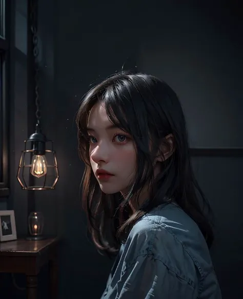 (photo-realistic:1.3)
(1girl), (30yo), mature, (blue room:1.1), (rim lighting:1.3), (dimly lit:1.3), (dark night:1.3), indoors, long hair,
<lora:JapaneseDollLikeness_v15:0.4>
masterpiece