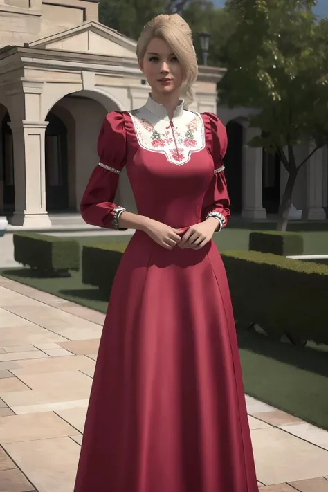 Best quality,masterpiece,ultra high res,1girl,anabella, anabella_outfit,long sleeves, long dress