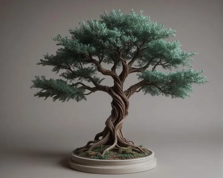 score_9, score_8_up, score_7_up, hyperdetailed wire sculpture of a juniper bonsai tree, planted in a marble planter, intricate details, best quality, high resolution, realistic, dynamic angle, <lora:ral-copperwire:0.85>, ral-copperwire, <lora:wirex:0.7> wirex, wix1