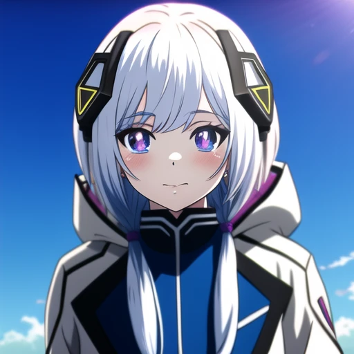 masterpiece, best quality, anime girl, kafuPerson, looking at viewer, modeling, {{{{{{masterpiece}}}}}}, 8k, anime screenshot, high quality, godtier, <lora:KafuNAI-000006:1>
