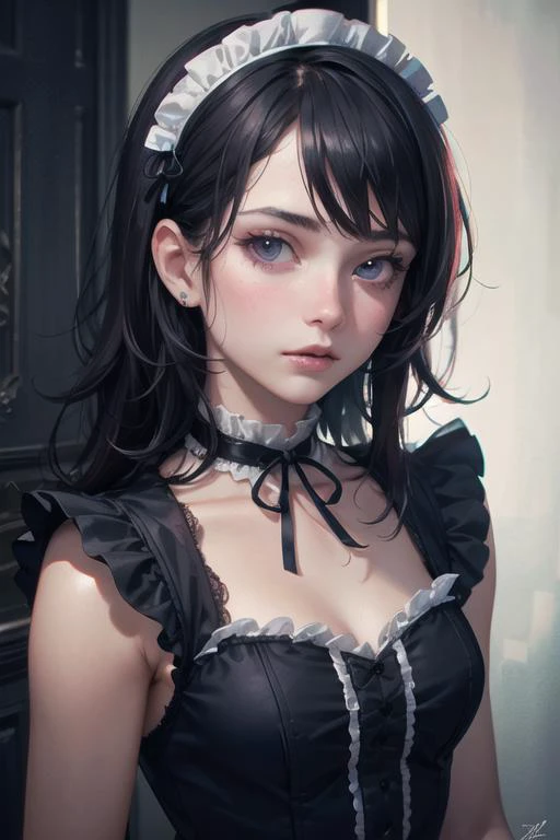 ((Best of the highest quality, 8k, Masterpiece, raw photo: 1.1)), (Sharp focus: 1.1), (1 AESPA, slim body type female, 22 y/o: 1.1), solo, Portrait Waist Up, (realistic, photo-realistic:1.37), face focus, cute face, finely eyes, (short bob hair, updo, forehead: 1.2), (sharp chin, droopy eyes: 1.32), (Emphasize prominent aegyo-sal with bright: 1.28), shimmering eyeshadow applied under the lower lash line, paired with thick, (small breasts, flat chest: 1.2), alternative outfit, walking on stage, microphone, flower,