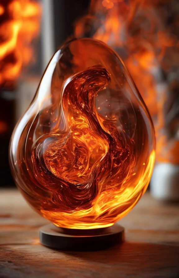 Sunfire Resin - A fiery, amber-like substance that exudes warmth and emits a soft glow when heated. masterpiece, 8k, perfect quality , realistic,ultraclear detailed , detailed background <lora:add_detail:0.7>