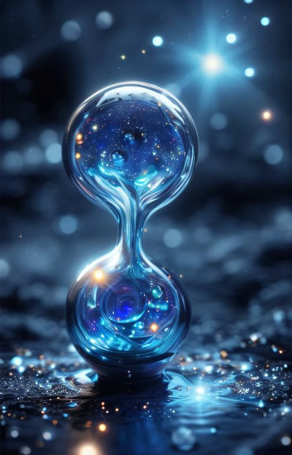 Starlight Droplet - A luminous droplet that appears to be made of liquid starlight, glowing in the dark. masterpiece, 8k, perfect quality , realistic,ultraclear detailed , detailed background <lora:add_detail:0.7>