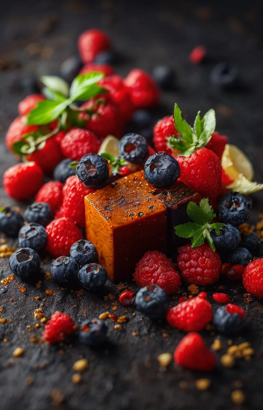 Cubeb Pepper: Small, blackish-brown berries with a strong, spicy aroma and a bitter, peppery taste. masterpiece, 8k, perfect quality , realistic,ultraclear detailed , detailed background <lora:add_detail:0.7>