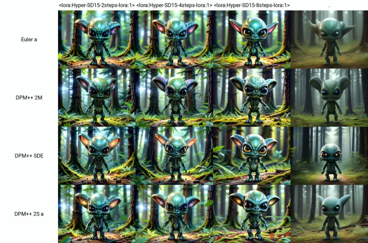 a cute alien walking in the woods, high detailed texture, high quality,
<lora:Hyper-SD15-2steps-lora:1>