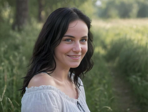 award winning photo, joy19, <lora:RMSDXL_Enhance:1> <lora:sd_xl_dpo_lora_v1:0.3> <lora:MJ52:0.4>, delicate, beautiful, portrait, (freckles:0.1), long black hair, cute smile, cinematic,