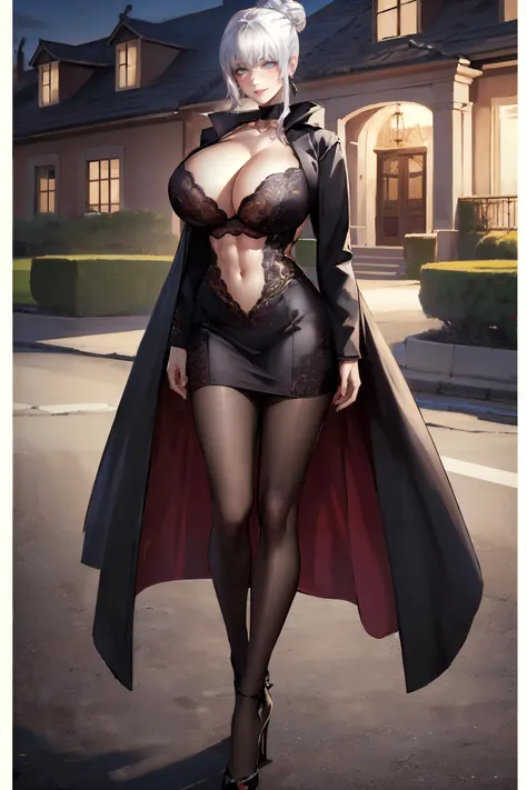 werewolf girl, ((fluffy skin)), paws on foots, fluffy fur on body, ((fangs)), ((claws)), huge metal bracelets, huge metal collar, grass-green extremely_detailed_(lacy, fur, silk, satin)_(dress, clothing, skirt), detailed face, detailed beautiful shiny eyes, slit pupils, metallic reflections, futuristic city square, (tatooed, marked)_fit_muscular_body, (((1girl))), portrait, (full body), natural breasts, medium length hair, masterpiece, best quality, beautiful and aesthetic:1.2, fractal art:1.4, 16K, HDR, RTX, Ray Tracing, Radiosity, Anisotropic Filtering, Subsurface Scattering