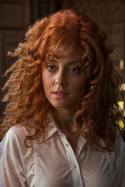 with red hair wearing a Road Sign Blue business suit, restaurant
, 1girl,  looking_at_viewer, photorealistic, realistic, solo, masterpiece, best quality, detailed face, solo, 1girl, g1873t, <lora:Susan_Sarandon:1> masterpiece, best quality, detailed face, solo, a woman, mature s1873s, red hair, long_hair, looking_at_viewer