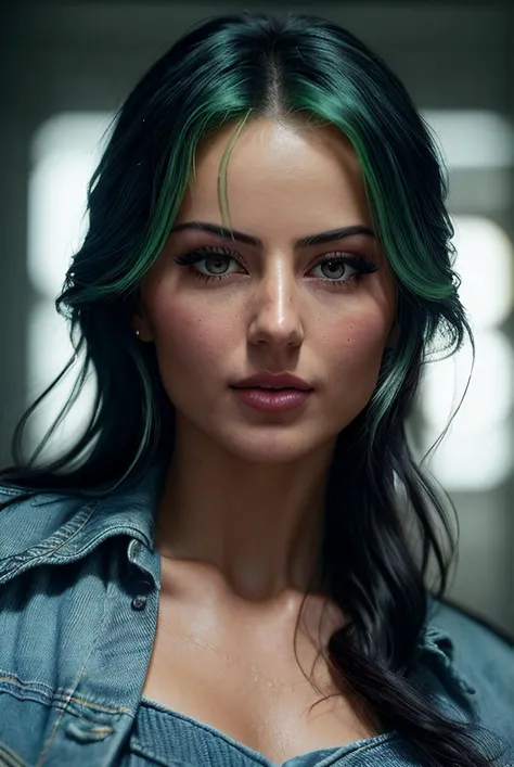 beautiful woman (EPD1l4r4:.99), ((portrait)), (closeup:1.2), ((from the waist up)), ((( infirmary :1.2 ))), natural skin texture, (( Fringe top and denim jeans :1.2)), 24mm, 4k textures, soft cinematic light, adobe lightroom, photolab, hdr, intricate, elegant, highly detailed, sharp focus, ((((cinematic look)))), soothing tones, insane details, intricate details, hyperdetailed, low contrast, soft cinematic light, exposure blend, hdr, faded, now, ("I've got a bad feeling about this.":1.1)