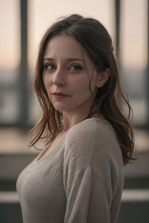 35 years old, Woman,cute,portrait,8k, cinematic,raw photo, best quality