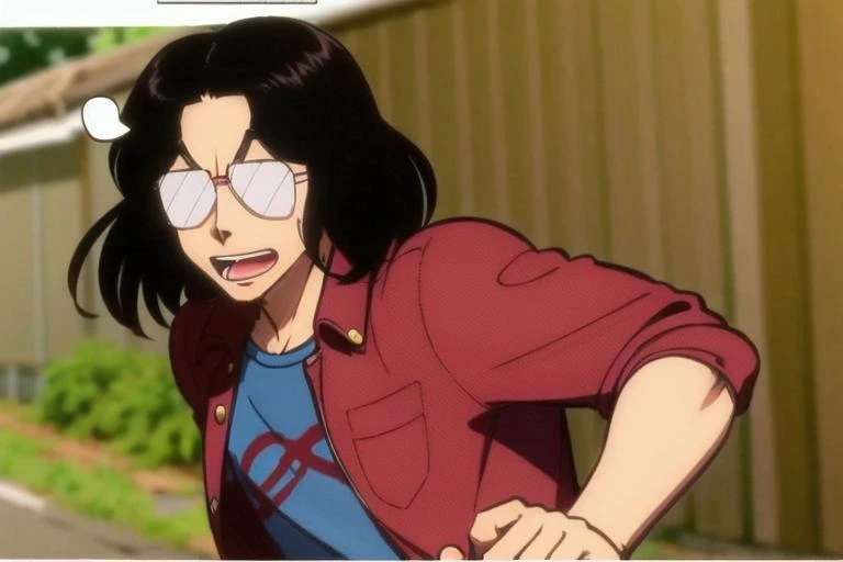 1boy,fighting_stance,<lora:#0003Rtosaka:1>,tosaka,