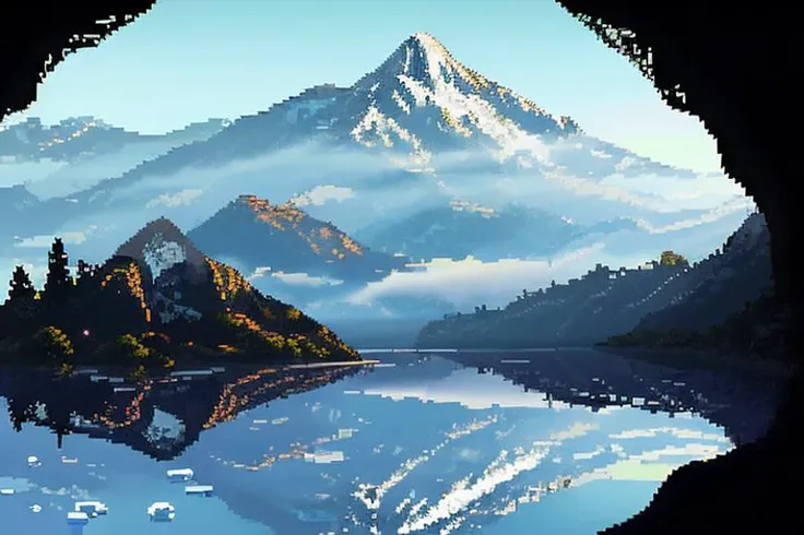 (Pixel art:1.4), firm stance, combat stance,
Focus on (middle earth, Wizard Focusing their mind to cast a powerful spell, Visionary, Short, Fit, Diamond-Shaped Face, Fair Skin, Auburn Hair, ice blue Eyes, Long Nose, Pouty Lips, Receding Chin, Ducktail, Very Long, Messy, Misty mountains towering over a vast, misty valley, Tolkien)