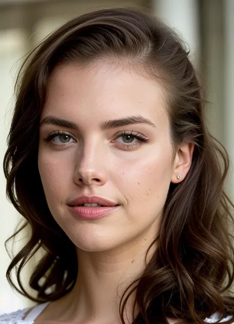 close up portrait of alexandrabotez-ti , by Flora Borsi, style by Flora Borsi, bold, bright colours, ((Flora Borsi)), by Annie Leibovitz