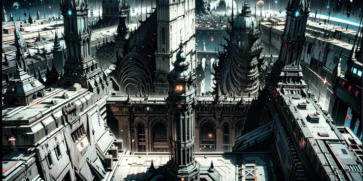(long-range perspective:1.5, full view, from above, gohtic, gothic monastery:1.5, architecture:1.5, angle monument, imperial eagle ornment, spaceship, orbital shipyard, grim, dark, space,)
<lora:spaceship:1> <lora:HELLSINGStyle-000080:0.5:lbw=1,0,0,0,0,0,0,0,1,1,1,1,1,1,1,1,1>