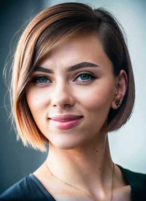 portrait of skswoman, happy, wearing custom-made , with auburn Lob (long bob) , background infernal palace epic (photo, studio lighting, hard light, sony a7, 50 mm, matte skin, pores, colors, hyperdetailed, hyperrealistic), <lyco:Scarlett Johansson:1.1>