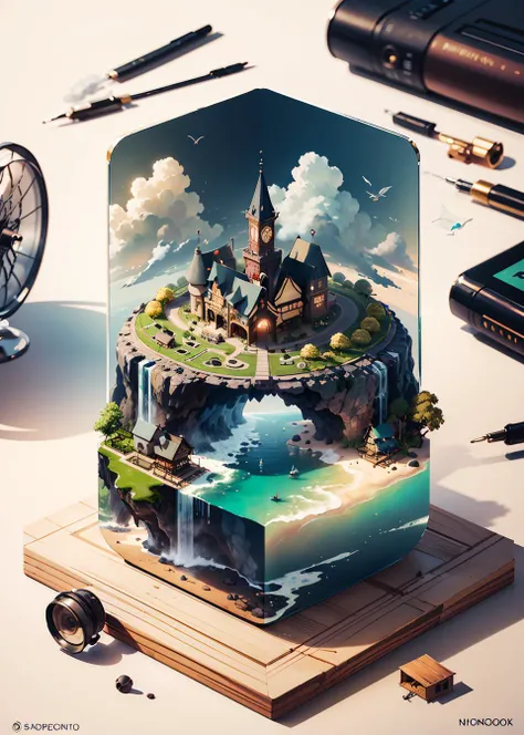 mini\(ttp\),best quality,masterpiece,detailed,isometric,miniature, landscape,
mirror, 
village, tree, flower, cloud, water, chibi, 
<lora:miniature_V1:0.6>